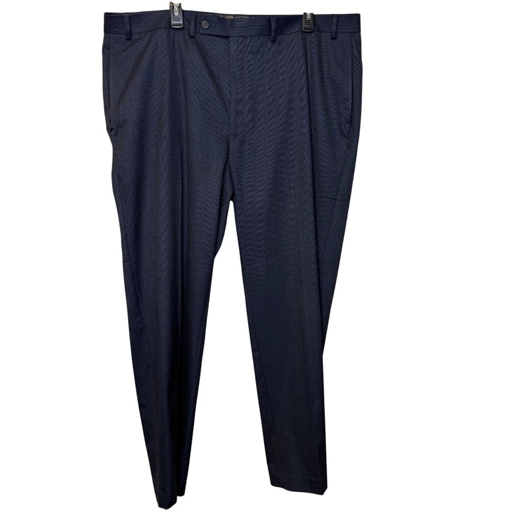 Lauren Ralph Lauren Mens Navy Dress Pants 42x32 Flat Front Office Business Wear